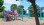 Module de jeu pour enfants dans un parc.