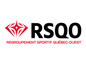 Groupe de joueurs de hockeys tous rassemblés autour d'une bannière faisant la mention FINALISTES JUNIOR A.